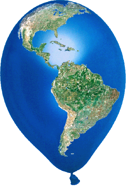 Земной шар. Надувной.