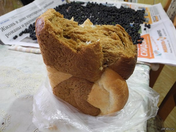 Black and white bread)) - My, Kirov, Bread, Interesting