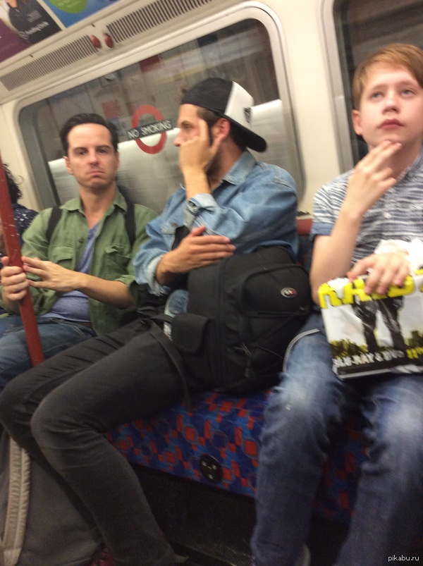 Выкладываю, спустя почти месяц. Видывал Эндрю Скотта (да, да, Мориарти) в Лондонском метро.