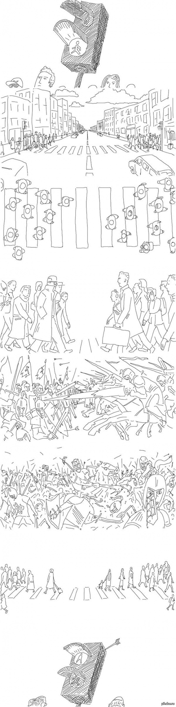 Пешеходный переход.