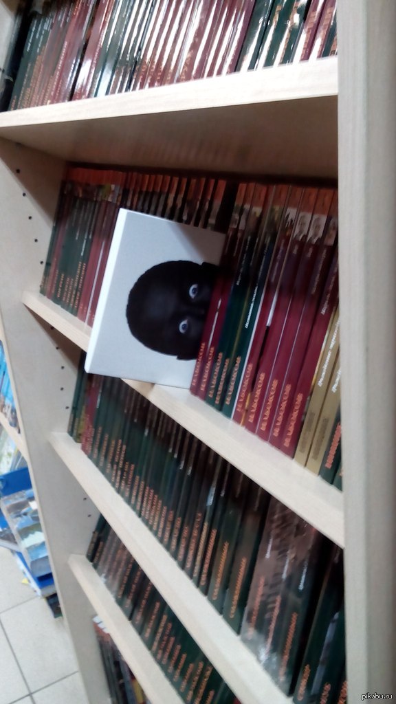 Зашёл в книжный магазин, и штанишки вдруг наполнились чем-то тёплым