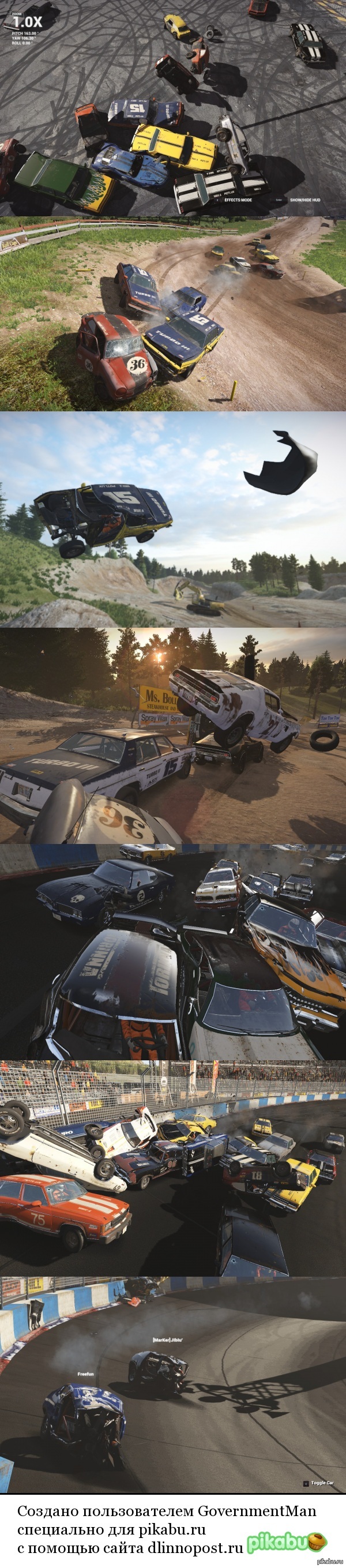 Модель разрушения в Next Car Game