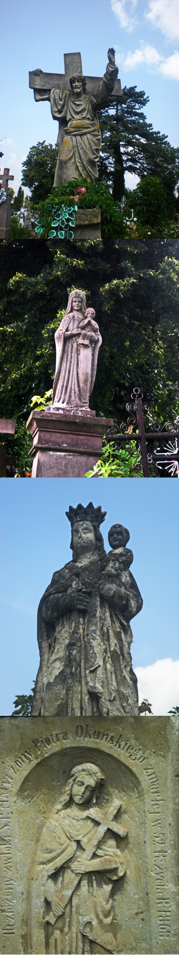 Кладбище в г. Теребовля. Украина.