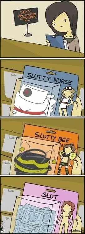 Sexy Halloween Costumes - Slutty Nurse - Slutty Bee - Slutty - Halloween, Costume, Bees, Nurses, slut