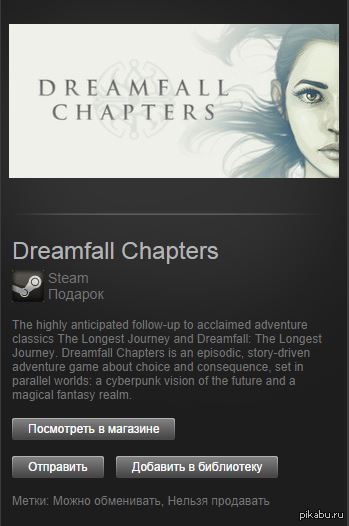 Steam-gift Dreamfall Chapters. ( )       .     ,     .      .
