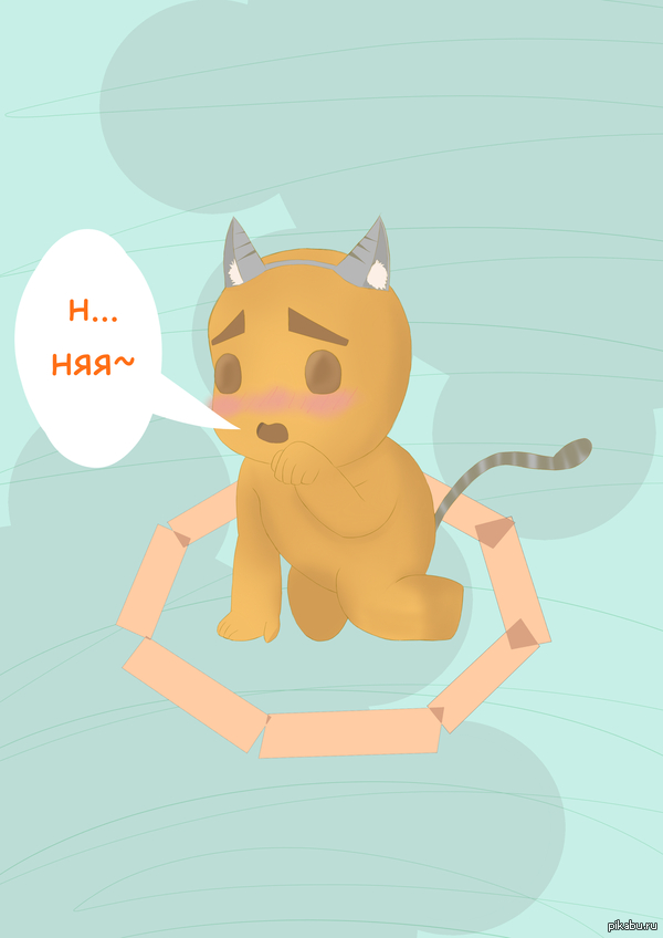 Печенька тоже от тренда не отстаёт ^^