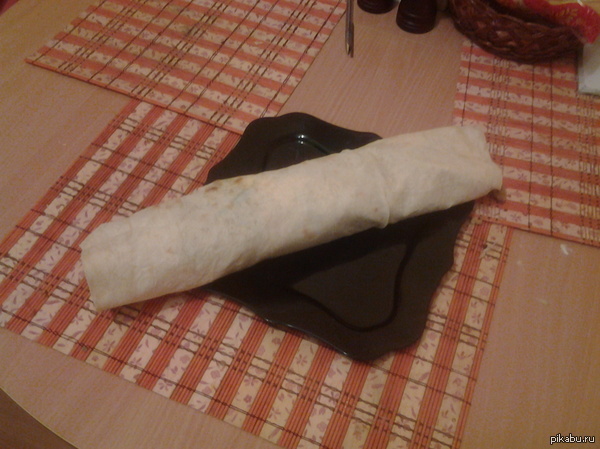 Моя первая домашняя шаварма :-)