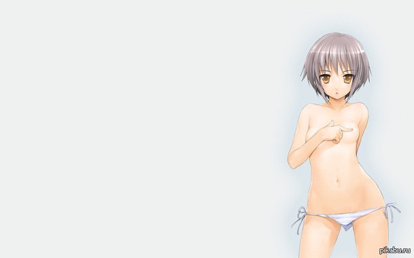 Юки Нагато - NSFW, Юки Нагато, Suzumiya Haruhi no Yuuutsu, Сиськи, Аниме, Картинки, Nagato Yuki