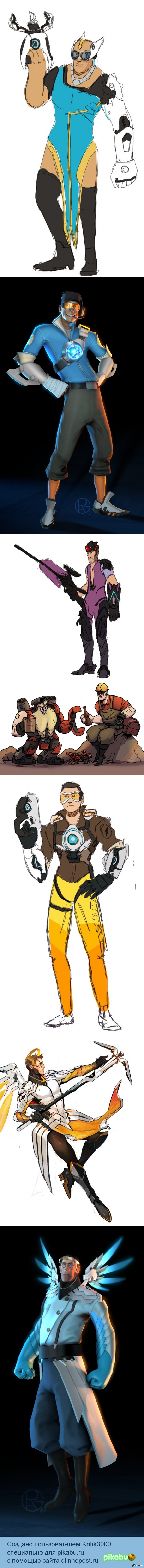 ��������� �������� ����������� Overwatch � Team fortress 2