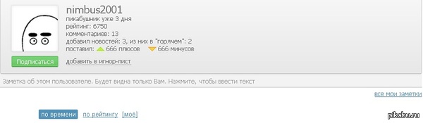 За три дня 666 плюсов и минусов!