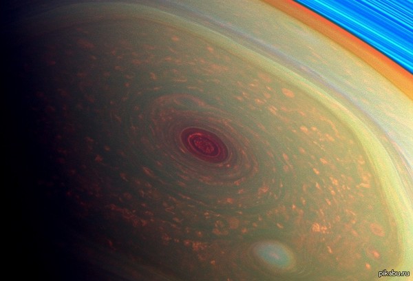 Ураган на северном полюсе Сатурна, или все же...