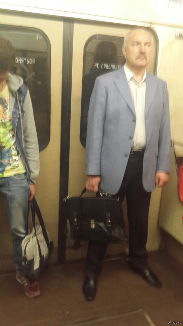 Once upon a time in the Moscow Metro - My, Potato, The president, Alexander Lukashenko, Moscow, Metro