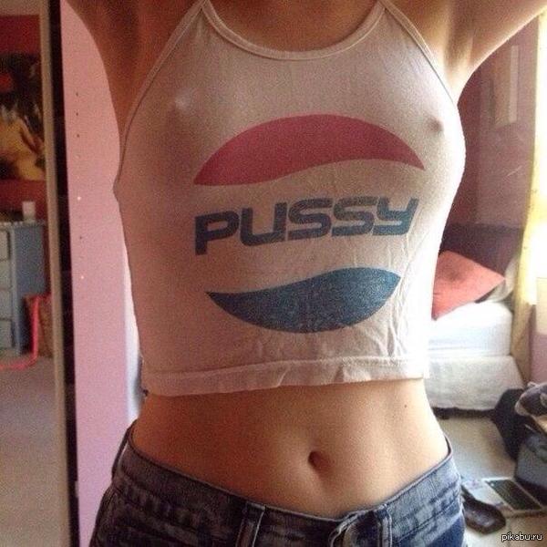 Satisfy your thirst! - NSFW, Pepsi, Girls, T-shirt, Thirst