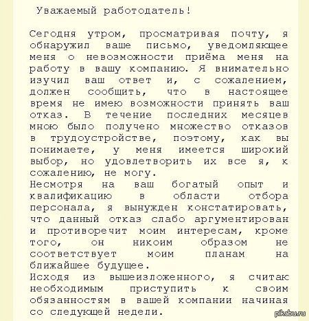 Вот как нужно устраиваться на работу |Пикабу