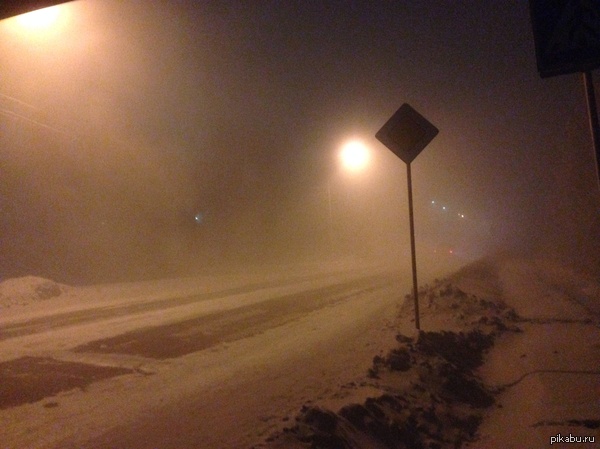 Якутия, -45. Чульман, 7:25 утра.