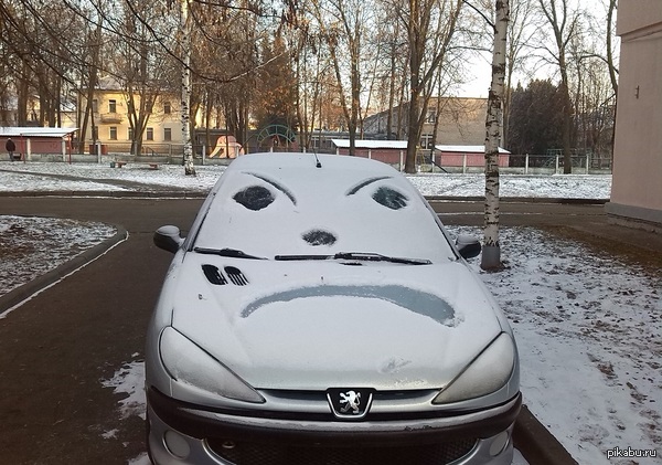 Машины тоже не любят мороз