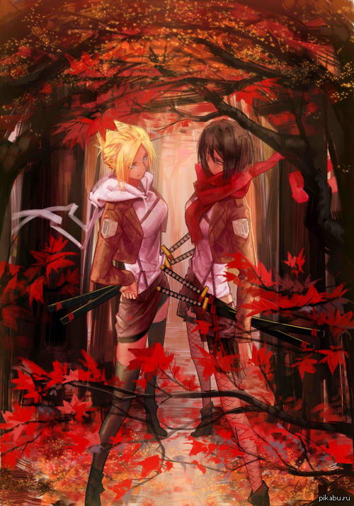 Annie &amp; Mikasa  ,  .  .