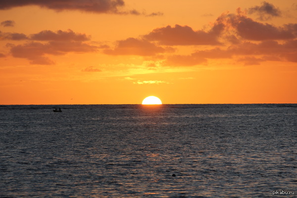 Autumn sunrise in the Dominican Republic. - My, Dominican Republic, Heaven on earth, dawn