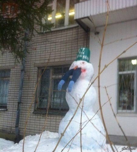 Everything is fine, this is Yekaterinburg - snowman, Yekaterinburg