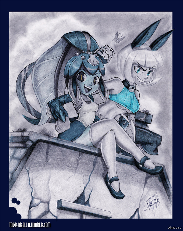 Ms. Fortune and Minette - Art, Images, Skullgirls, Girls, Minette, Ms Fortune