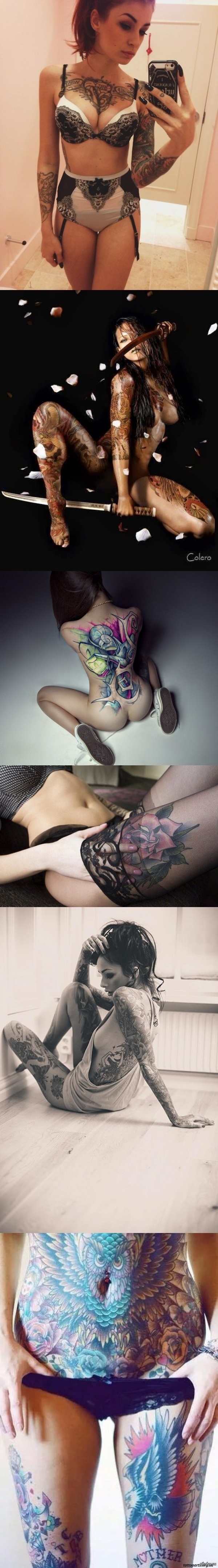 Tattoos and girls - NSFW, Girls, Tattoo, beauty, Longpost