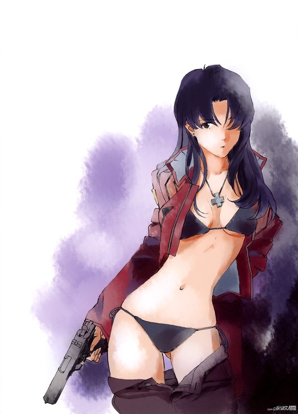 Misato Katsuragi - NSFW, Anime, Art, Anime art, Evangelion