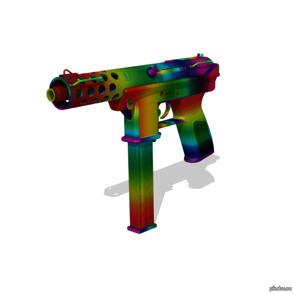 Tec-9 или оружие под цветовую палитру :) С новым годом!