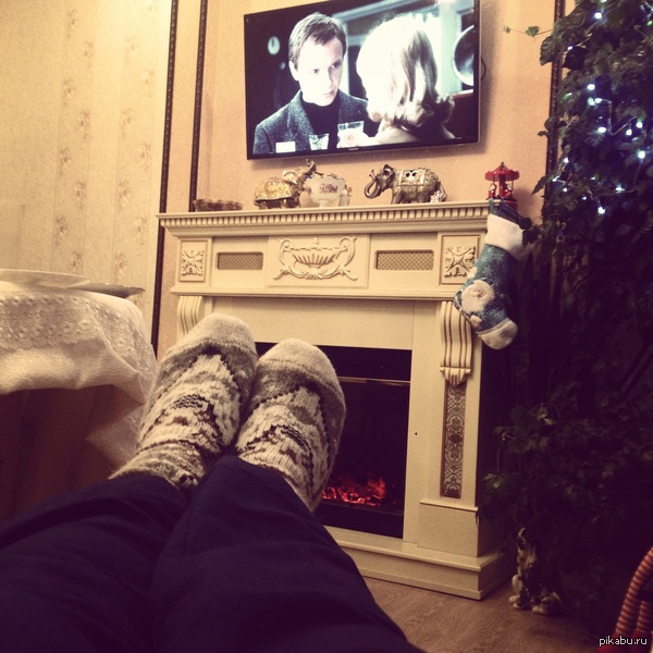 Вот так и я встречаю новый год)))