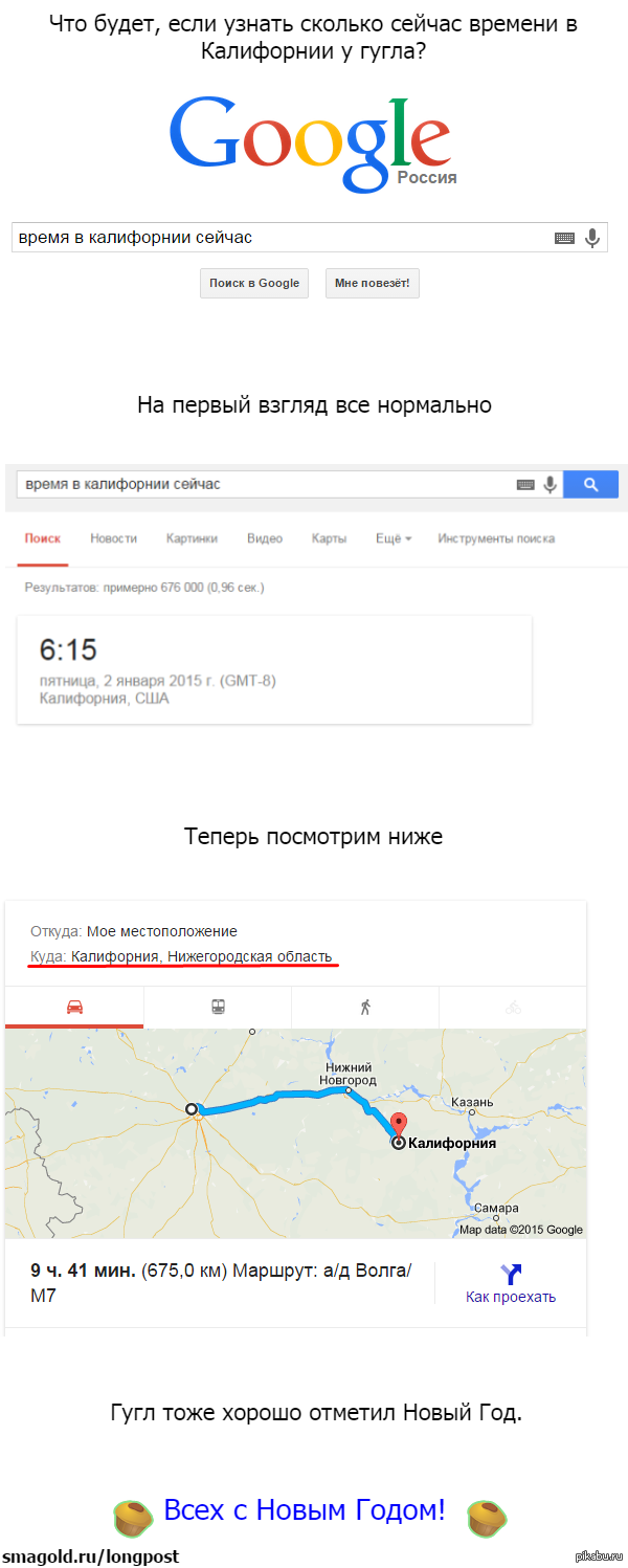 Google сколько время