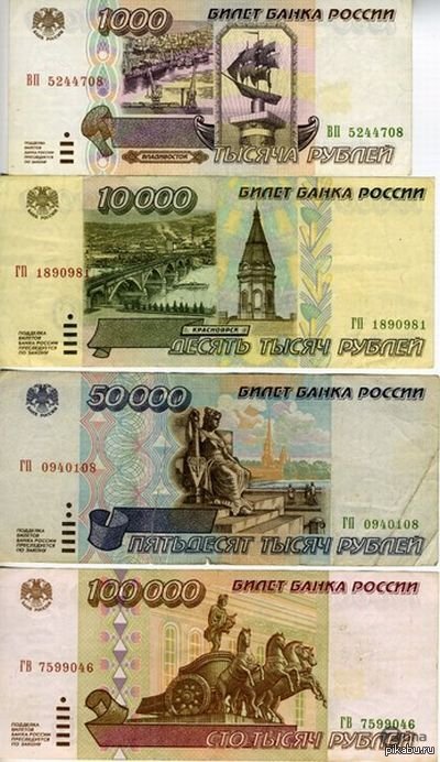 Какие российские деньги. Купюры до 1997 года в России. Купюры РФ до 1998 года. Деньги России до 1997 года купюры. Российские деньги 1997 года.