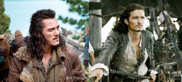 Secret of success - Bard, Will Turner, Luke Evans, Orlando Bloom