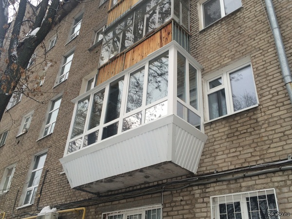 Балкон. пятиэтажка..