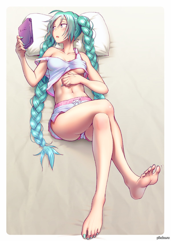 Anime_art 28 - NSFW, Аниме, Hatsune Miku, Wokada, Vocaloid, Этти, Арт