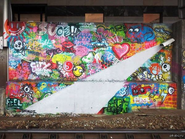 Креативный street art:)