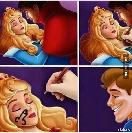 fell asleep at the entrance - NSFW, 9GAG, Honestly stolen, Stupidity, Walt disney company