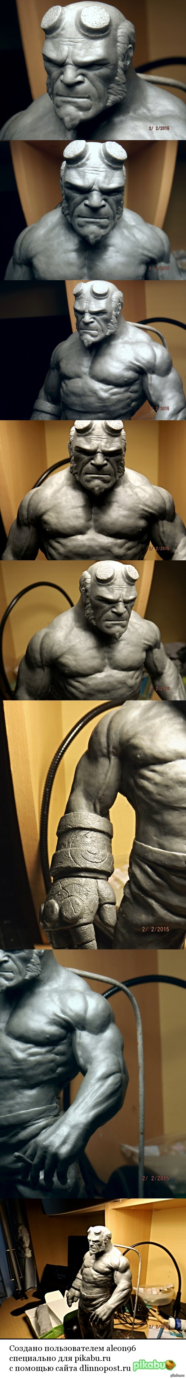 Хеллбой из пластилина