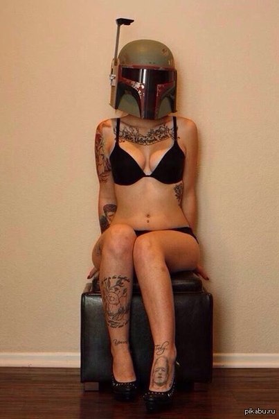 Bounty hunter - NSFW, Star Wars, Girls, Tattoo