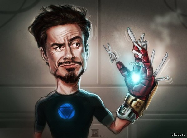 Tony Stark - Tony Stark, iron Man, Drawing, Not mine