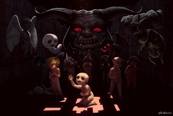 Отличный арт по The Binding of Isaac: Rebirth