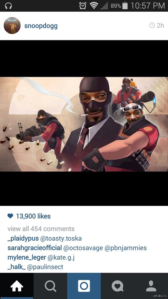 Snoop Dogg  -  Instagram 
