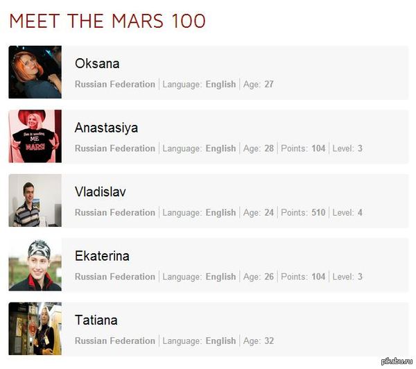 ,      MarsOne 