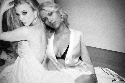 The girls are friends. - NSFW, Natalie Dormer, Scarlett Johansson, Women Friendship, Photoshop