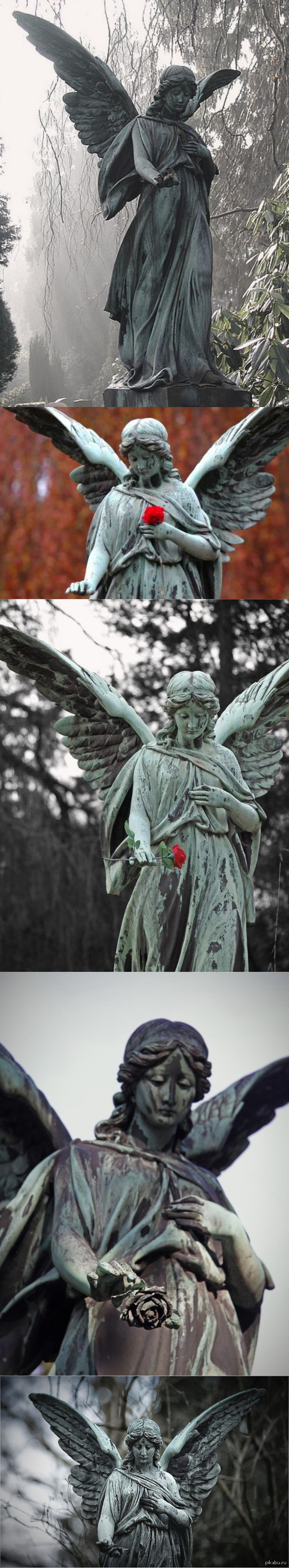 Angel in Ohlsdorf Cemetery, Hamburg, Germany