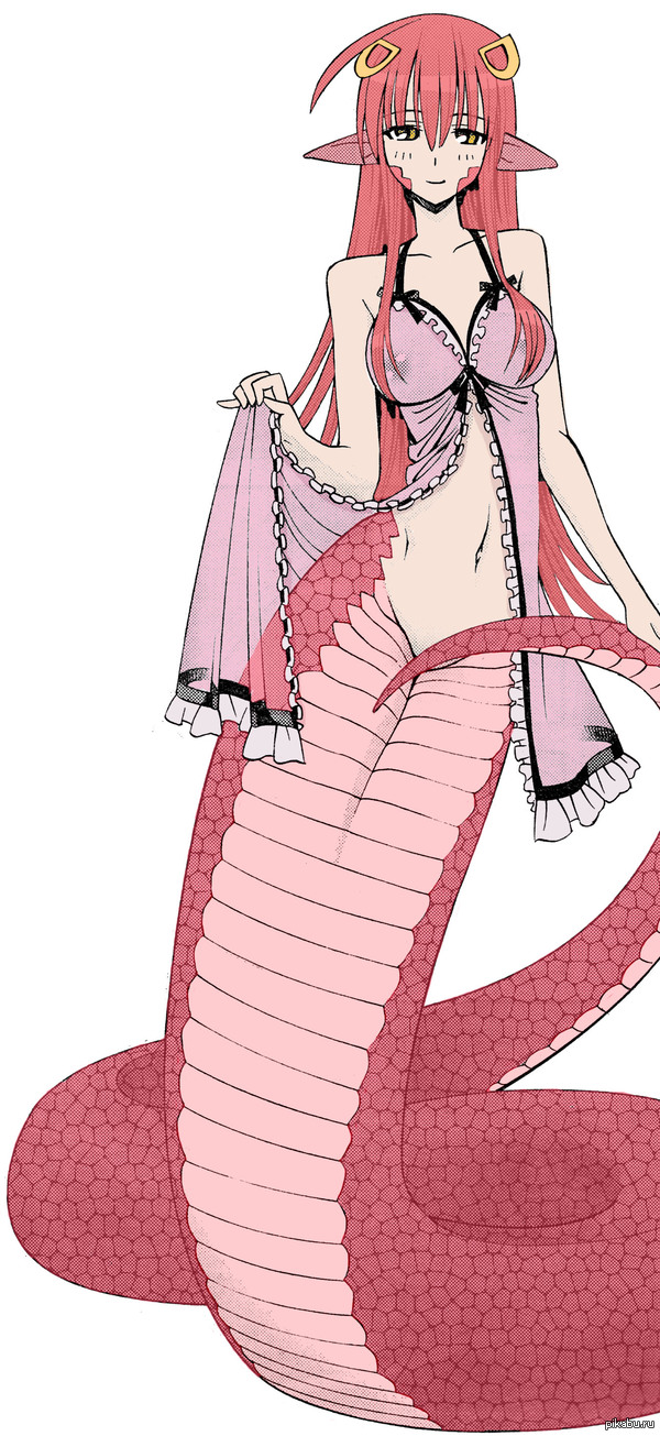 Miya, Monster Musume no Iru Nichijou - NSFW, Monster musume no iru nichijou, Miia (monster musume), Lamia, Anime art, Manga