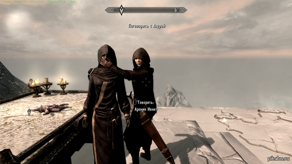 То самое чувство, когда твоя подруга-вампир затыкает рот болтливой жрице Азуры. Люблю её.