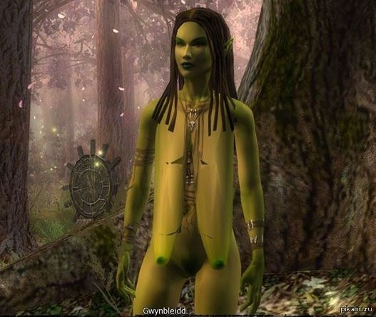 Morenn is no longer the same) - Dryad, Witcher, NSFW, Boobs