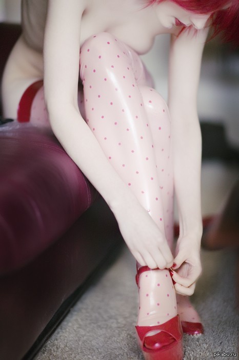 Stockings - NSFW, Stockings, Red, Almost strawberry