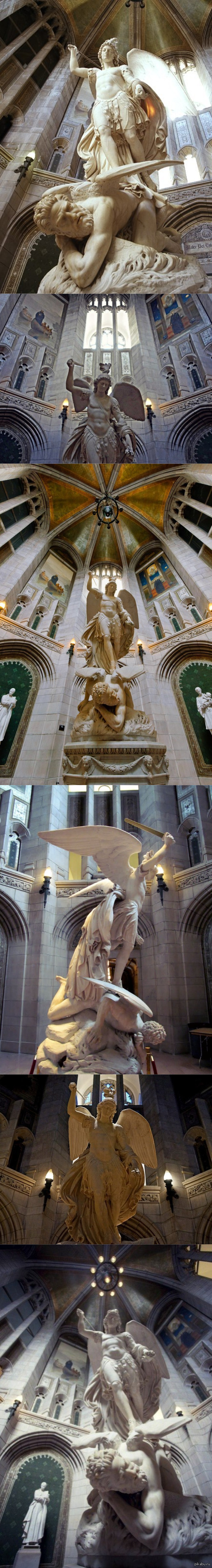 &quot;Archangel Michael overcoming Lucifer&quot;  Gason Hall, Massachusetts, USA. "   ",  , , .