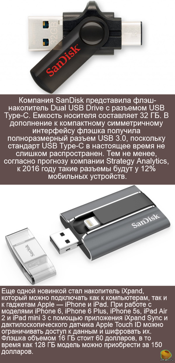  SanDisk Dual USB Drive   USB Type-C 