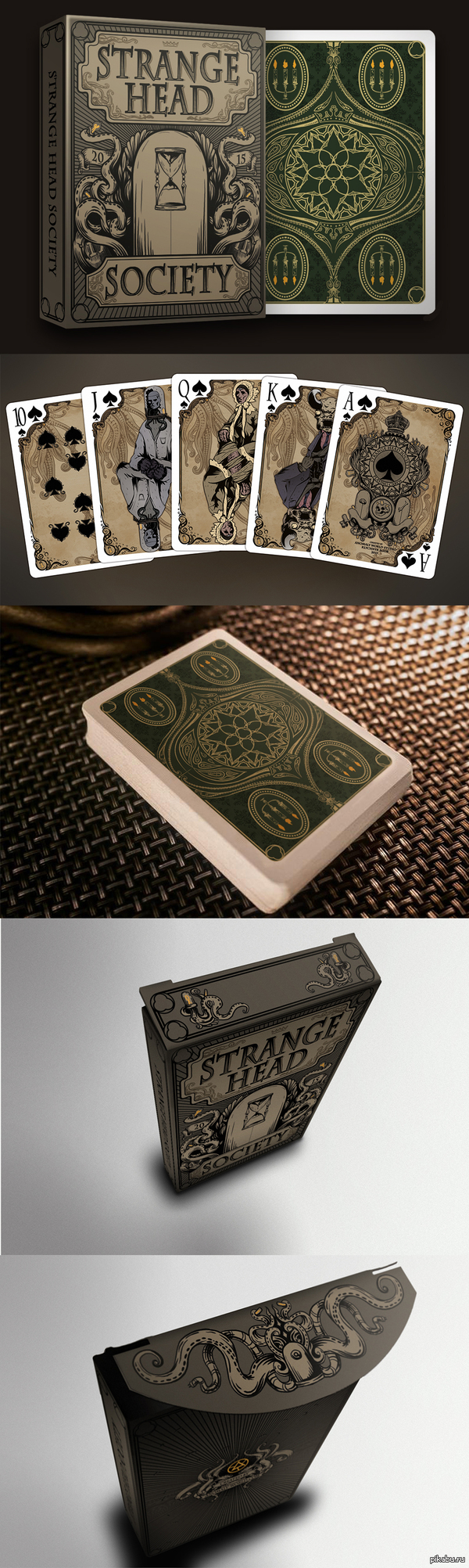 Strange head society - playing cards